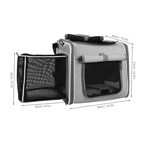 Panier de vélo pour chien Luocute en tissu robuste et extensible - 3