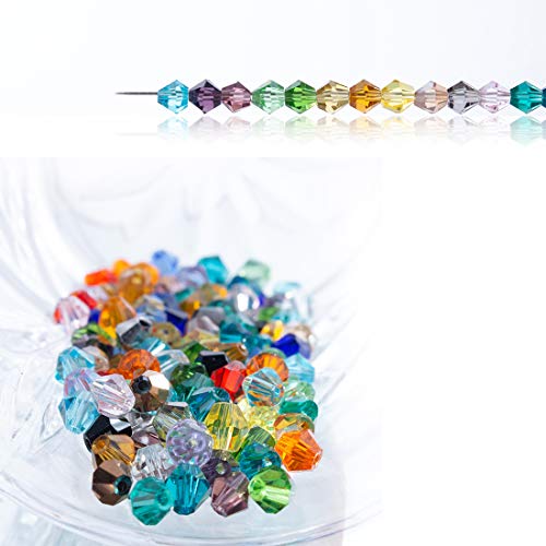 Crystal Beads Bulk Beaded-Wholease 6Mm Glass Beads Mix Lot Of 1200Pcs Faceted Seed Beads For Jewelry Findings #TOP4