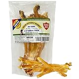 Green Butterfly Brands Beef Tendons for Dogs Made in USA. 6-10 Inch Grass Fed Farm-Raised American Beef Dog Treats. All Natural Dog Dental Chews. Grain Free Odor-Free Beef Dog Chews (5 Count)
