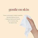 Burt's Bees, Rose Water Face Wipes, for All Skin Types, Hydrating Micellar Makeup Remover & Facial Cleansing Towelettes, 30 Count (1 Pack) - Image 5