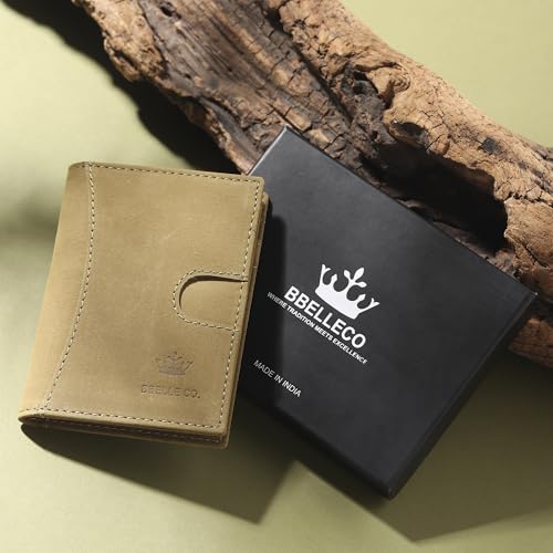 Image of Genuine Leather Bifold RFID Blocking Slim Stylish Credit Debit ATM Card Holder Wallet for Men Women (Parret Green)