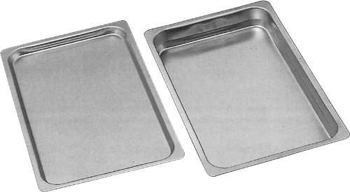 Gastronorm Einschubblech Backblech Blech GN 2/1 mit glattem Rand und 20 mm Tiefe