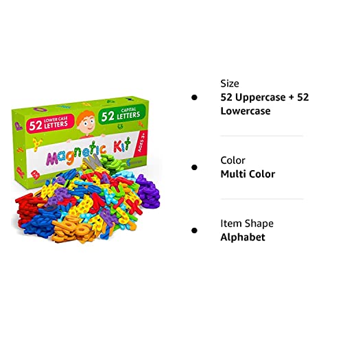 Foam Magnets And Magnetic Letters For Toddlers And Kids - Abc Alphabet Magnets For Refrigerator And Dry Erase Board - Baby Magnets For Fridge And Whiteboard - Ideal For Kids! #TOP6