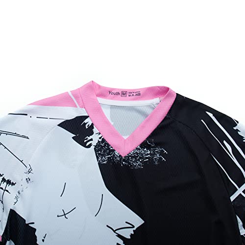 Weimostar Meninas Camisa De Ciclismo Infantil, Menino E Menina, Camiseta Manga Comprida, Mountain Bi