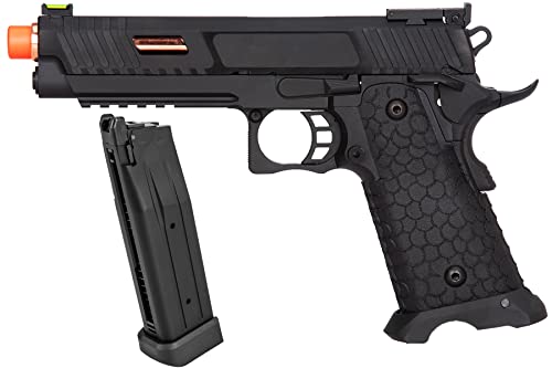 KLI AMS 1911 Hi-Capa Baba Yaga Gas Blowback Airsoft Pistol Green Gas
