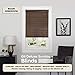 Cordless Room Darkening Mini Blind - 27 Inch Width, 64 Inch Length, 1
