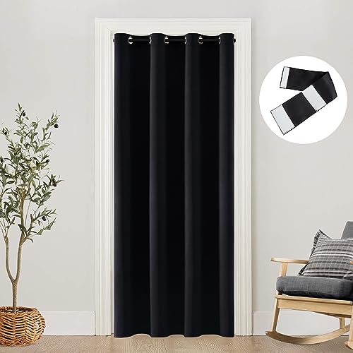 SHINELAND 52 Inch Wide Doorway Curtain Panel, Designed for Fuller