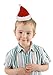 Mini Santa Plush Hat with Adjustable Plastic Strap - Soft and Fun Holiday Headwear for All Ages
