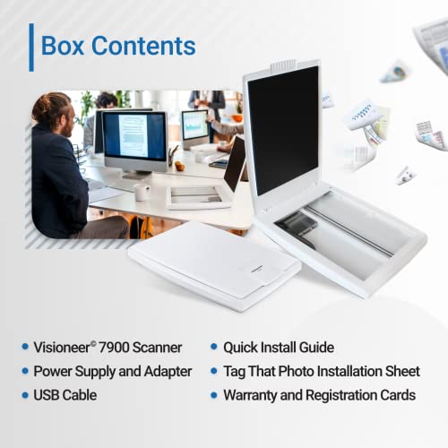 Scanner à plat USB couleur Visioneer 7900 document et photo PC - 7