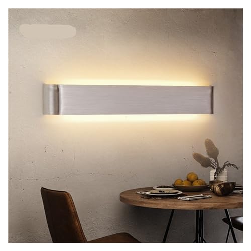 Aplique de pared LED interior lámpara decorativa de aluminio S 4