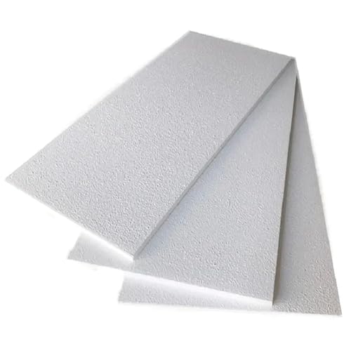 30 PLACAS DE ISOPOR ANTICHAMAS COM 20 MM (2 CM) DE ESPESSURA PARA FORRO, PAREDE, ISOLAMENTO ACÚSTICO 100x50x2CM