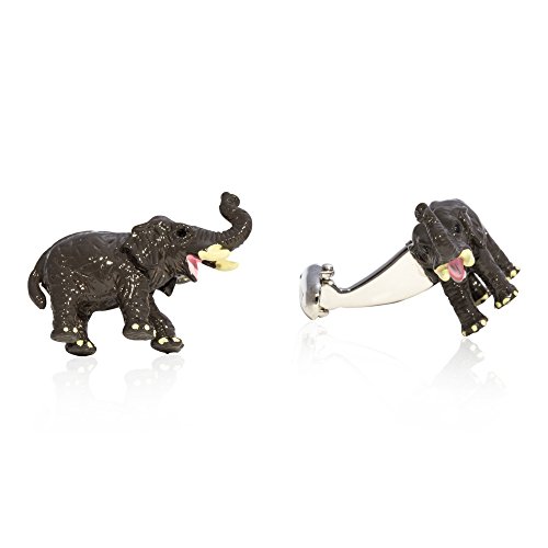 Cuff-Daddy Mancuernillas Elefante Africano con Caja miniatura 3