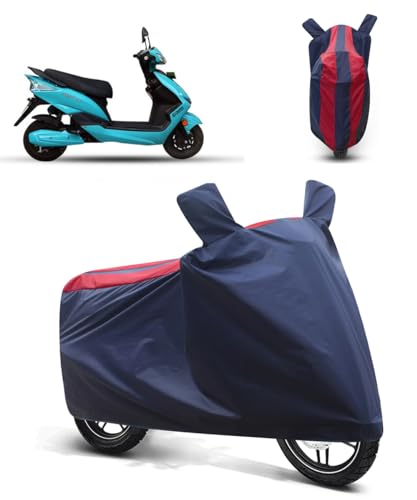 Image of FABTEC Bike /Motorcycle Body Cover Compatible with Okaya Faast F2F(Red & Blue)