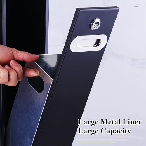 Stainless Steel Outdoor Trash Can & Cigarette Bin with Removable Ashtray, Durable Metal Waste Receptacle for Home, Office & Commercial Spaces, Sleek Silver Design