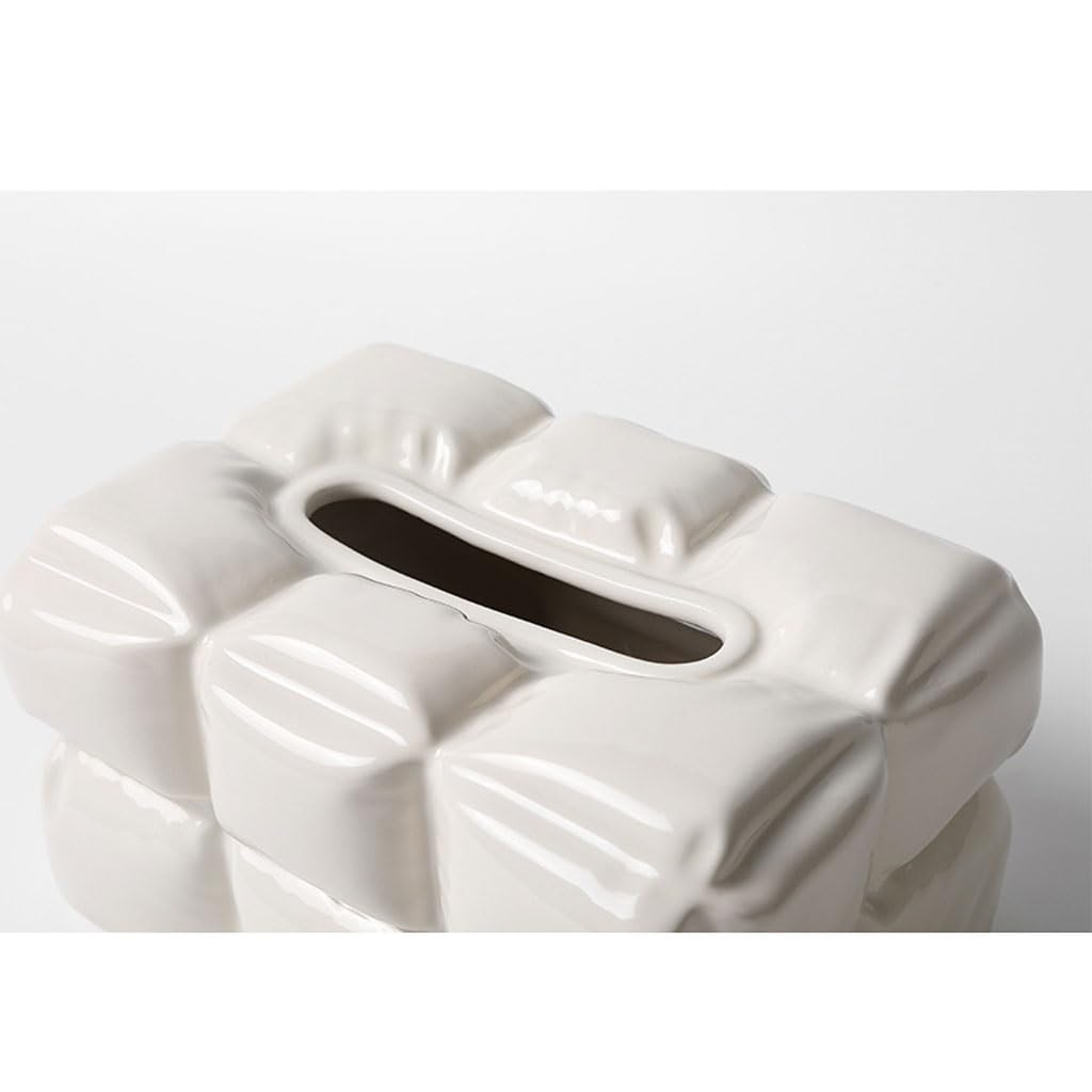 Coperchio della Scatola dei Fazzoletti Ornamenti for scatole di fazzoletti in ceramica design in stile francese, for soggiorno, tavolo da caffè, scatola carta, ornamenti for pranzo