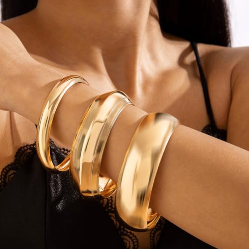 Image of Shining Diva Fashion Gold Plated Stylish Kada Bangle Cuff Bracelet for Women & Girls