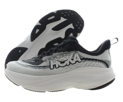 Hoka One One Women's Skyflow Running Shoes, Size 7, Black/White