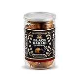 Nat Flav Whole Black Garlic, 8.8 Oz (250g.), 35mm Size, Fermented for 120 Days, Non-Additives, High in Antioxidants, Ready to Eat, Healthy Snack