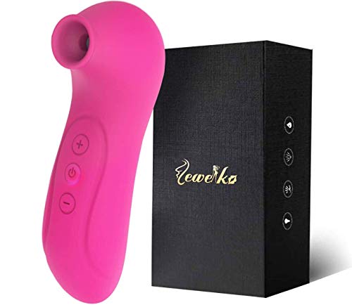 Masajeador Portátil, Silicona Masajeador con 7 Modos de Vibración, 100% impermeable, Carga USB