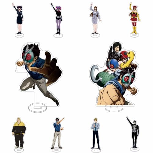 アクリルスタンド 東島丹三郎は仮面ライダーになりたい アクスタ 台座あり 東島丹三郎 岡田ユリコ 島村一葉 ユカリス 置物 アニメ周辺 両面透明 札を立てる 軽量 アニメ コスプレ小物 展示用 萌えグッズ ギフト 6点セット 非公式 (17（1点セット）) [並行輸入品]のサムネイル