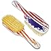 Torino Pro Wave Brush #263-7 Row Medium bristles Shower Brush -100% Extra Long Pure Boar Bristles - Great Workhorse for Laying Down Your 360 Waves
