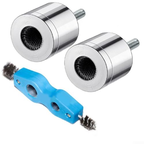 Efficient Copper Cleaner with 4-in-1 Battery Brush Dual Head - Ideal Automotive Manufacturing Use (15MM & 22MM Sizes)(22MM)