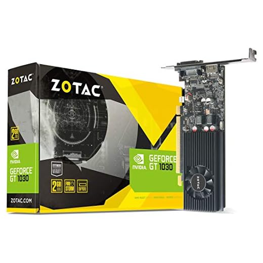 Zotac GeForce GT 1030 2GB GDDR5 64-bit Graphic card (ZT-P10300A-10L)