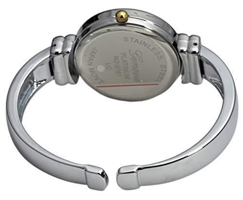 Ftw STC 2Tone Metal Band Slim Case Women'S Bangle Cuff Watch thumb #3