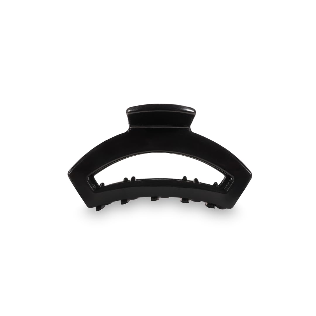 TELETIES - Tiny Open Hair Clip - For Super Thin Hair, Little Kids, Half-up Hairstyles - Strong Grip, Bendable Teeth, Open Cutout Design - Mini Claw