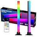 MIHEAL 16.53" RGB Light Bar, Music Sync RGB LED Lights Bar, USB Powered Mood Lighting, Remote Control Color Changing Gaming TV Backlight, 8 Dynamic Modes for PC Room Monitor Desk
