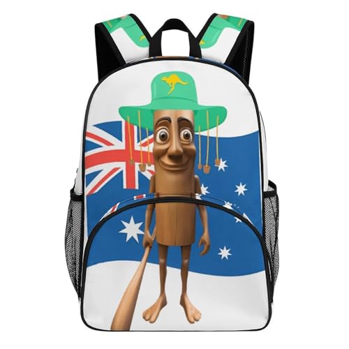 Tung Tung Tung-Sahur Merch Large Travel Backpack Italian-Brainrot