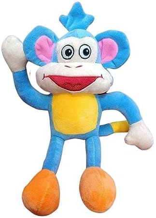AVS Soft Toy for Girl Doraa Monkey Plush Super Soft Toy Huggable Toy for Baby Girls/Kids Ideal for Birthdays (Size 26cm) (Multi) Valentine Day
