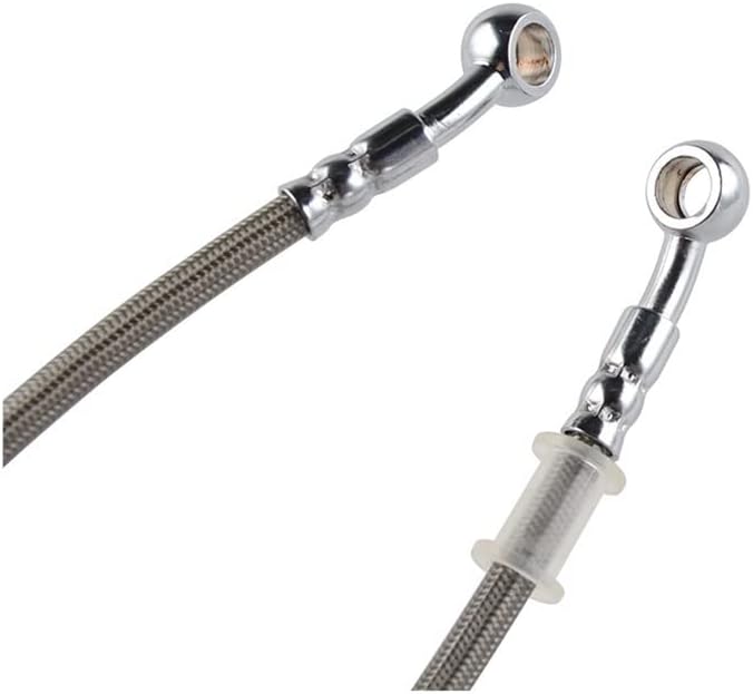 Universal Motorbike Stainless Steel Braided Pipeline Latiguillo Freno Moto 39cm-140cm Motorcycle Brake Oil Hose Brake Line Brake Cable