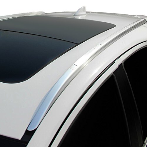 Dna Motoring Roofr-W-009 Pair Nylon Roof Rack Side Rails Compatible With 12-16 Honda Cr-V, Silver #TOP5