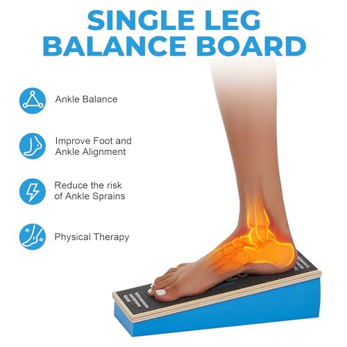 Image of Athletic Balance Boards,Slant Board,Wobble Board,Balance Wedge for Condition Your Body and Prevent Injury