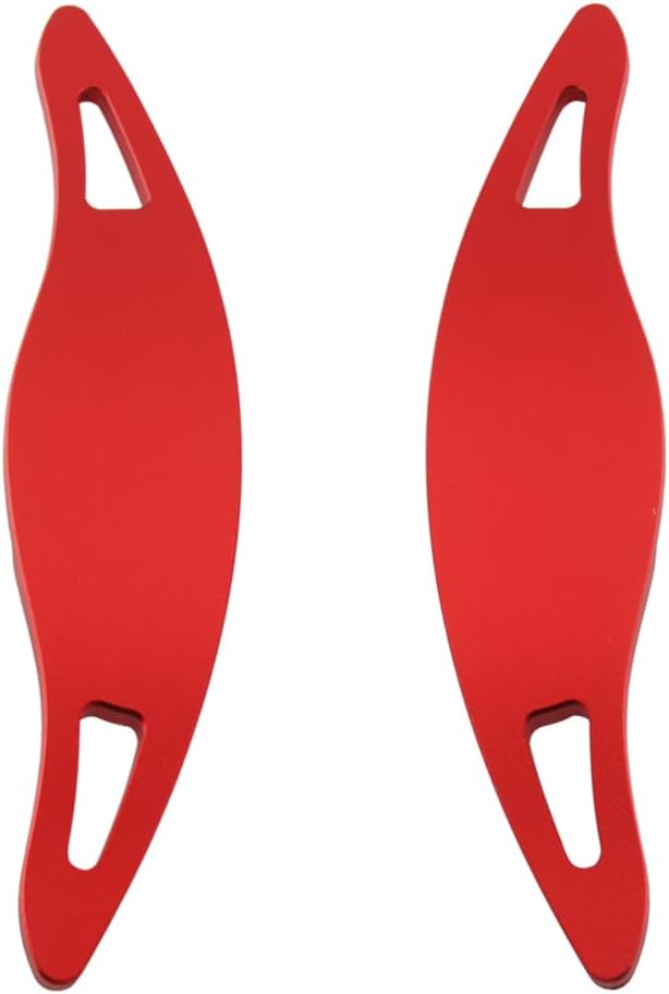 Aluminum Alloy Steering Wheel Paddle Extension Sticker Steering Wheel Shift Paddle For Kia Stinger 2018-2023, Kia Soul GT-Line Turbo 2020-2022(red)