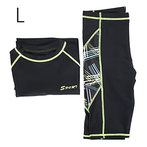 Camiseta de natación para hombre Manga corta, protector contra rayos ultravioleta, ligera, de secado rápido, elástica y ajustada para surf, natación y jiu jitsu miniatura 7