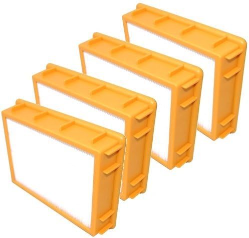 HQRP HEPA Filter 4-Pack compatible with Eureka Boss SmartVac 4870 4870MZ 4870SZ 4870T 4870SZX 4870D 4870RZ 4870GZX 4870HZ 4870HZ-1 4870HZX 4870J 4870J-1 4870K 4870KE Upright Vac Vacuum Cleaner
