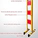 IMPREC Insulated Telescopic Fence，FRP Telescopic Fence Movable Isolation Widely Used in Domestic and Industrial Locations to Close Or Lock Areas (Color : Rojo, Size : 1.2x6m)