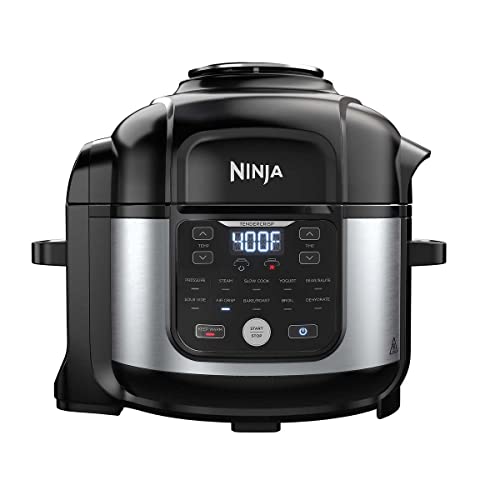 Comparison: Ninja Air Fryer And Pressure Cooker 2 Ninja OS301/FD305CO Foodi 10-in-1 Pressure Cooker and Air Fryer with Nesting Broil Rack, 6.5-Quart Capacity, and a Stainless Finish (Renewed)