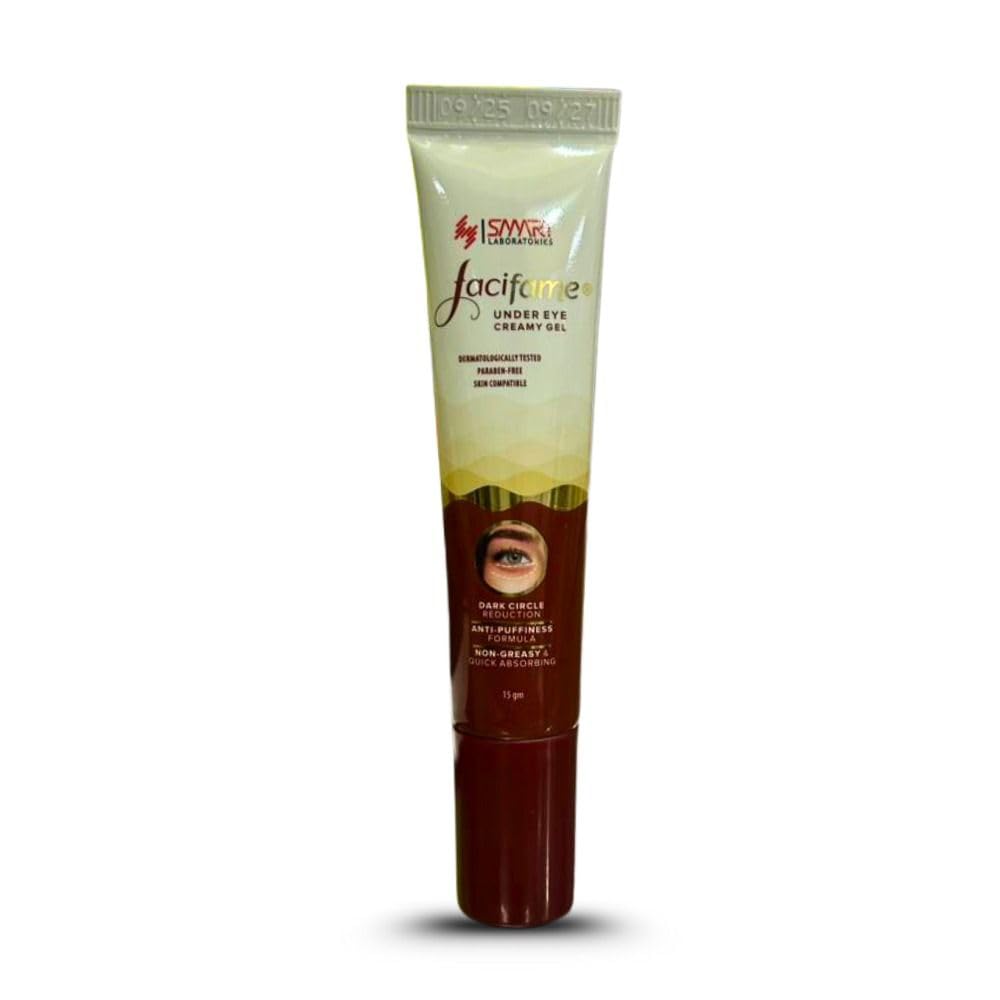 Facifame Under Eye Creamy Gel, Dark Circle Reduction, Anti-Puffiness Formula, Non-Greasy, Quick Absorbing, Paraben-Free, Dermatologically Tested, 15g-picture-35
