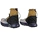 Waterproof Anti-Tear Ankle Gaiters Ultra-Light Silicone Coated Trail Gaiters Low Ankle Gators for Outdoor Hiking Walking (Gold)
