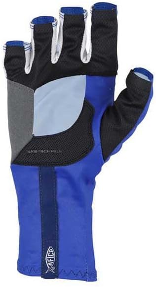AFTCO SolPro Fishing Gloves - Cool Camo, XL - Protective Glove for Adults 18+ with Enhanced Grip and Sun Protection
