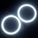 Oracle 08 Dodge Magnum LED White Halo Rings Fog Lights Bulbs