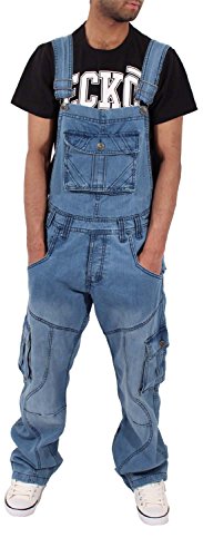 Peto de mezclilla para hombre que soluciona la falta de espacio