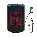 EHRJDWX-55 Gallon Electric Drum Heater Blanket, with digital control, Industrial Barrel Warmer,Full cover drum heating blanket,use for plastic or metal oil drum,Barrel heater,Bucket heater
