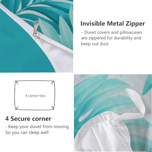 Parure de lit douce microfibre avec housse de couette 200x200cm imprimée 3D - 7