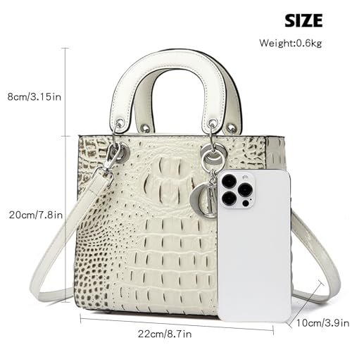 MYHOZEE Small Tote Bag for Women - Snake Printed Crossbody Purses Leather Top Handle Satchel Ladies Shoulder Bag Handbags3