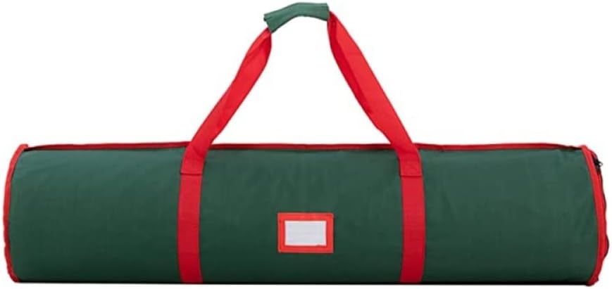 NOBRIM Oxford Cloth Paper Roll Storage Bag Organizer Container Christmas Wrapping Paper Wrap Box Green