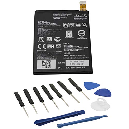 Phone Battery BL-T19 for LG Nexus 5X Rechargeable 2700 mAh Li-ion Battery